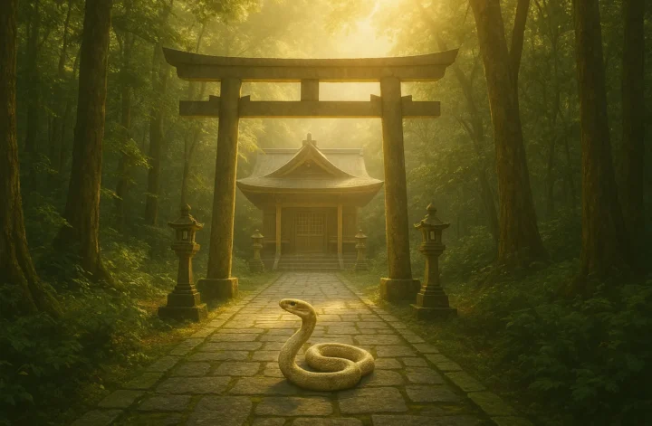 神の使いがそっと告げる、“幸せの兆し”──蛇との神聖な出会いが教えてくれること